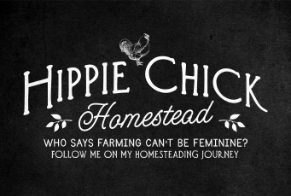 Hippie Chick Homestead Footer Logo Dark